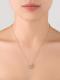 Серебряное колье АЛЬКОР 06-1456/00КЦ-00 с фианитом