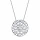 Серебряное колье АЛЬКОР 06-1533/00КЦ-00 с фианитом