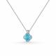 Серебряное колье АЛЬКОР 06-2214/00ГА-00 с агатом