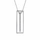 Серебряное колье АЛЬКОР 06-2226/00КЦ-00 с фианитом