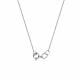 Серебряное колье АЛЬКОР 06-2233/00КЦ-00 с фианитом