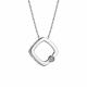 Серебряное колье АЛЬКОР 06-2305/000Б-00 с бриллиантом