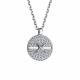 Серебряное колье АЛЬКОР 06-2328/00КЦ-00 с фианитом