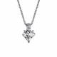 Серебряное колье АЛЬКОР 06-2484/00СВ-00 с Swarovski