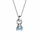 Серебряное колье АЛЬКОР 06-2534/0СВ5-00 с Swarovski