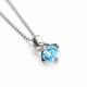 Серебряное колье АЛЬКОР 06-2534/0СВ5-00 с Swarovski