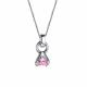 Серебряное колье АЛЬКОР 06-2534/0СВ6-00 с Swarovski