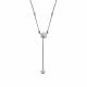 Серебряное колье АЛЬКОР 06-2539/00СВ-00 с Swarovski