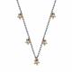 Серебряное колье АЛЬКОР 06-2610/00СВ-18 с фианитом
