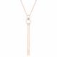 Серебряное колье АЛЬКОР 06-2631/00КЦ-60 с фианитом