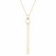 Серебряное колье АЛЬКОР 06-2631/00КЦ-80 с фианитом
