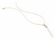 Серебряное колье АЛЬКОР 06-2631/00КЦ-80 с фианитом