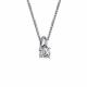 Серебряное колье АЛЬКОР 06-2698/000М-00 с муассанитом