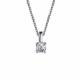 Серебряное колье АЛЬКОР 06-2699/000М-00 с муассанитом