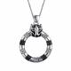 Серебряное колье АЛЬКОР 06-2767/0ЭМ3-17 с фианитом