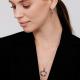 Серебряное колье АЛЬКОР 06-2767/0ЭМ3-17 с фианитом
