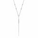 Серебряное колье АЛЬКОР 06-2804/00СВ-00 с фианитом
