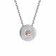 Серебряное колье АЛЬКОР с золотой накладкой и бриллиантом 06-2813/000Б-00