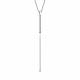 Серебряное колье АЛЬКОР 06-2897/00КЦ-00 с фианитом
