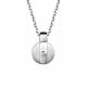 Серебряное колье АЛЬКОР 06-2899/00МБ-00 с бриллиантом