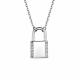 Серебряное колье АЛЬКОР 06-2914/00КЦ-00 с фианитом