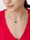 Серебряное колье АЛЬКОР 06-2946/КЦ10-17 с фианитом