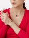 Серебряное колье АЛЬКОР 06-2946/КЦ10-17 с фианитом