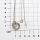 Серебряное колье АЛЬКОР 06-2947/00КЦ-17 с фианитом