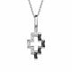 Серебряное колье АЛЬКОР 06-2952/КЦ10-00 с фианитом