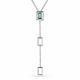 Серебряное колье АЛЬКОР 06-2995/00ШТ-00 с шпинелью