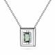 Серебряное колье АЛЬКОР 06-2997/00ШТ-00 с шпинелью