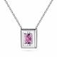 Серебряное колье АЛЬКОР 06-2997/0КДА-00 с александритом