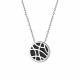 Серебряное колье АЛЬКОР 06-3160/ЭМ22-00 с эмалью