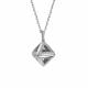 Серебряное колье АЛЬКОР 06-3206/00КЦ-00 с фианитом