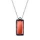 Серебряное колье АЛЬКОР 06-3236/0РДК-00 с ювелирным кристаллом