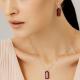 Серебряное колье АЛЬКОР 06-3236/0РДК-00 с ювелирным кристаллом
