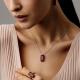 Серебряное колье АЛЬКОР 06-3236/0РДК-00 с ювелирным кристаллом