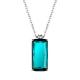 Серебряное колье АЛЬКОР 06-3236/ЮСТЛ-00 с ювелирным кристаллом