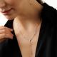 Серебряное колье АЛЬКОР с золотой накладкой и бриллиантом 06-3285/000Б-00