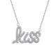 Серебряное колье АЛЬКОР 06-3362/00КЦ-00 с фианитом