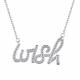 Серебряное колье АЛЬКОР 06-3363/00КЦ-00 с фианитом