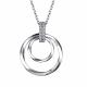 Серебряное колье АЛЬКОР 06-3382/00КЦ-00 с фианитом