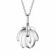 Серебряное колье АЛЬКОР 06-3479/000Б-00 с бриллиантом