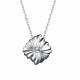 Серебряное колье АЛЬКОР 06-3480/000Б-00 с бриллиантом