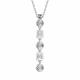 Серебряное колье АЛЬКОР 06-3518/000Б-00 с бриллиантом