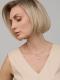 Серебряное колье АЛЬКОР 06-3861/00ТБ-00 с топазом и фианитом