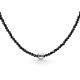 Серебряное колье АЛЬКОР 06-4590/00ЧШ-00 с шпинелью