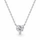 Серебряное колье АЛЬКОР с бриллианитом 06-4768/00БТ-00