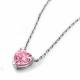 Серебряное колье АЛЬКОР с бриллианитом 06-4768/0БТ5-00
