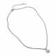 Серебряное колье АЛЬКОР 06-4905/00КЦ-00 с фианитом